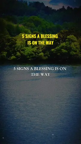 #CapCut 5 sings a blessing is on the way. #prayersdaily #christianmotivation #blessings #christianpodcast #jesuslovesyou 