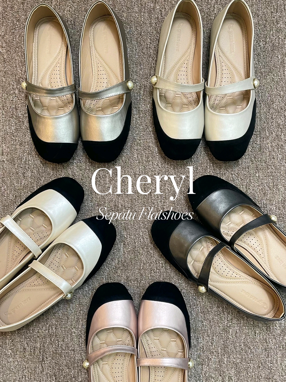 Koleksi terbaru, tunggu apa lagi? checkout sekarang sebelum kehabisan‼️ #greenlove #sepatuflatshoes #flatshoesterbaru #flatshoes #OOTD #greenloveaddict 