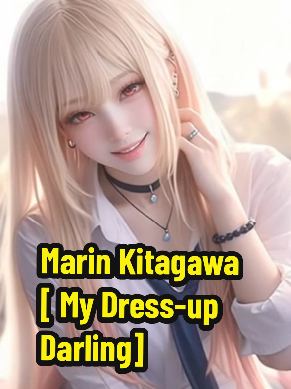Marin Kitagawa [ My Dress-up Darling ] Ai #Anime #Manga #Marin #kitagawamarin #mydressupdarling  #sonobisquedollwakoiwosuru  #girl #kawaii #beauty #Ai #AnimeAi #LiveWallpaper #shorts #Pixverse #veo3 #midjourney 