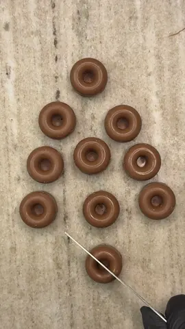 Mini Pistachio & Peanut Chocolate Donuts. How to make: 	1.	Melt your favourite chocolate and pour a thin layer into silicone donut molds. Let it set. 	2.	Add a spoon of pistachio spread in some, and peanut butter in others. 	3.	Sprinkle crushed pistachios on the pistachio ones, and chopped peanuts on the peanut butter ones. 	4.	Cover with another layer of melted chocolate. 	5.	Let it chill until completely set, then pop them out of the molds. You’ll know exactly who to send this to. #ti̇ktok #fyp #foryou #baking #chocolate #pistachio #peanuts #creativity #dessert #Foodie  