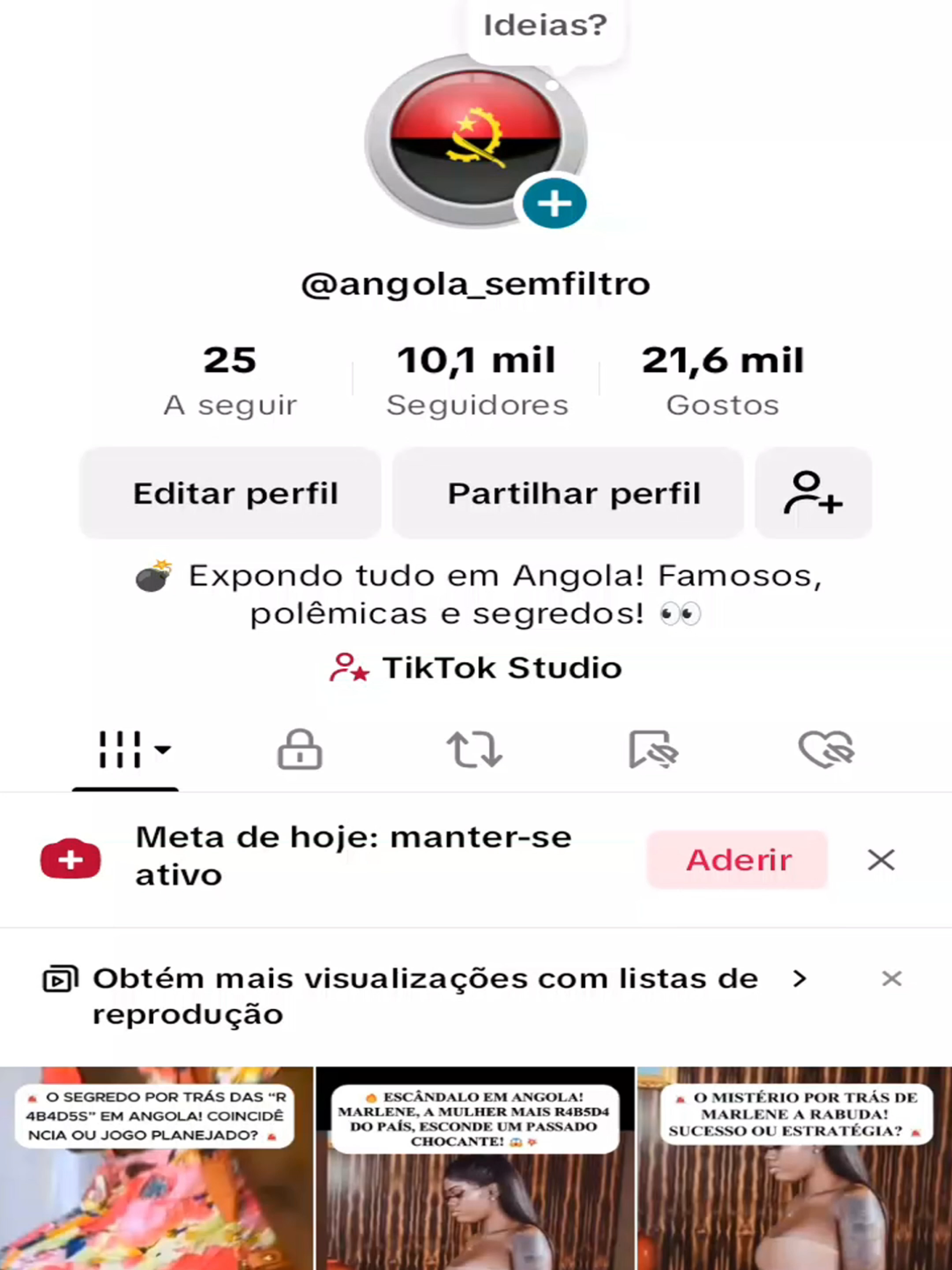 💸 Como Ganhar Dinheiro com TikTok, YouTube e Facebook em Angola e Moçambique! 🚀📲 🔥 Monetiza Teus Vídeos e Fatura em Casa! TikTok, YouTube e Facebook para Angola & Moçambique 💰🎯 🎬 Transforma Tuas Redes Sociais em Renda Diária! TikTok, YouTube e Facebook! 💵📈 🤑 Os Jovens que Estão a Ficar Ricos com TikTok e Facebook em Angola e Moçambique! 💥💻 #GanharDinheiroOnline💰, #TikTokAngola🔥, #YouTubeMoçambique🎥, #FacebookMonetizado📱, #NegóciosDigitais🌍, #RendaExtra2025💸, #EmpreenderNaInternet🚀, #MonetizaAgora💼, #TrabalhoOnline🌐, #FazGranaEmCasa🏠, #AfiliadosAngola🤑, #MarketingDigital🎯, #TikTokPay💵, #ViralizaJá📊, #ConteúdoLucrativo💎, #CriadoresDeSucesso🌟, #MoçambiqueDigital📲, #AngolaEmpreende🔑, #CursoGrátisOnline🎓, #DigitalInfluencer⚡, #VidaDeCreator💡, #FaturarOnline💲, #TráfegoOrgânico🚦, #ComoViralizar📈, #VendasComVídeos🧲, #TikTokParaNegócios🏆, #FaceParaGanhar🎬, #MonetizaFacebook🔒, #DespertaParaOOnline🌞, #NegócioComTikTok📈