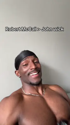 Robert > John  Hurt my back working out so now ima show yal movie buff me 😂💯 #Theequalizer #Johnwick #Fyp #Cherrardc 