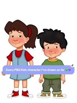 Ask and you shall receive💜💚. #pbskids #fyp #fypppp #artist #procreate