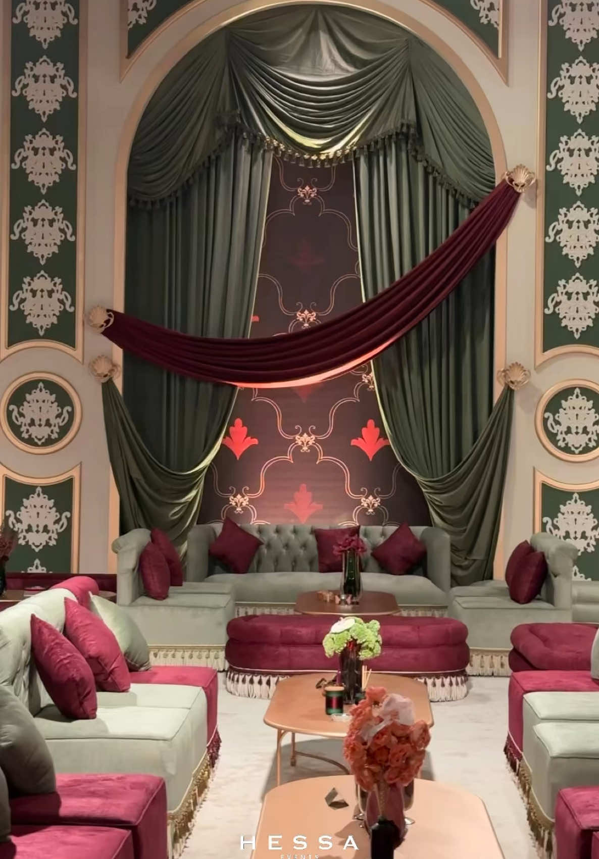 حفل زفاف صاحب السمو الملكي  فهد بن نايف بن عبد العزيز & الأميرة نورة بنت عبدالعزيز السلمان ✨ #fyp #saudiweddings #hessaevents 