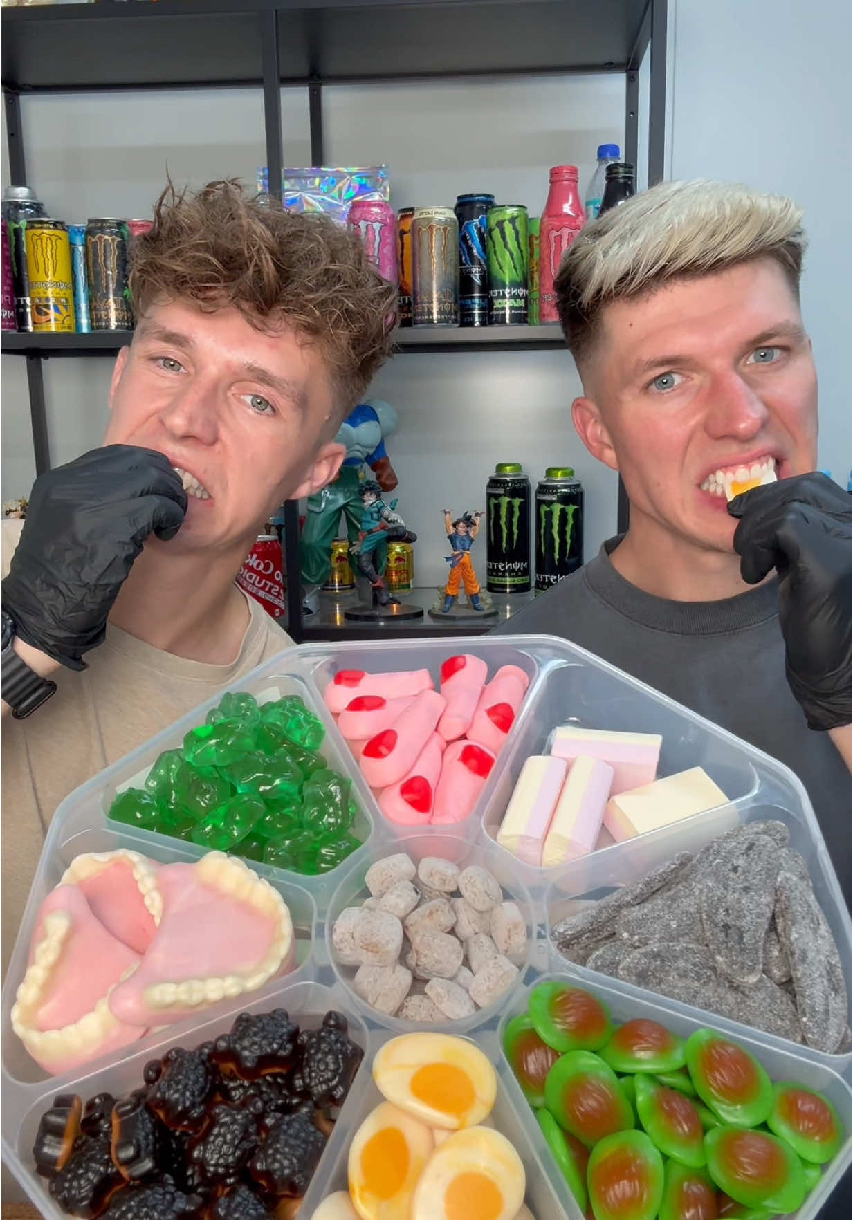 Trying a platter of our WEIRDEST sweets…😳 #candy #weird #tastetest 