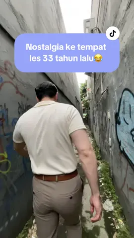Terakhir sepedaan disini 33 tahun yang lalu. Coba tebak berapa umurku sekarang? Hehe #nostalgia #les #anakgang #moment #tanskin #morethanskin #hehe 