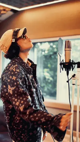 Back in the studio working on a special project 👀 Can you guess what it is?  #studiosession #njohn #sovathmonineak #trendingsongs #explorepage 