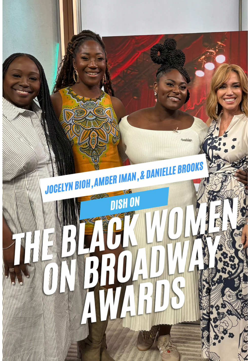 Meet the incredible women who bring together Broadway legends! ⭐️🎭 Danielle Brooks, Amber Iman, and Jocelyn Bioh talk about the inspiring journey of “The Black Women on Broadway Awards”   #newyorklivetv #broadway #jocelynbioh #amberiman #blackwomenonbroadway 