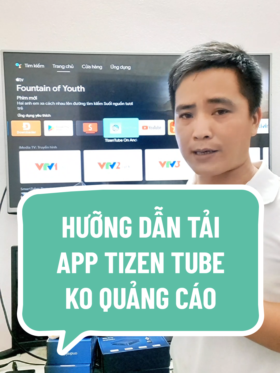 Trả lời @tq.media.music Hưỡng dẫn cài app youtube không quảng cáo tizentube #tizentube #youtubekhongquangcao #androidtvbox #truyenhinh #giaitri #smart 