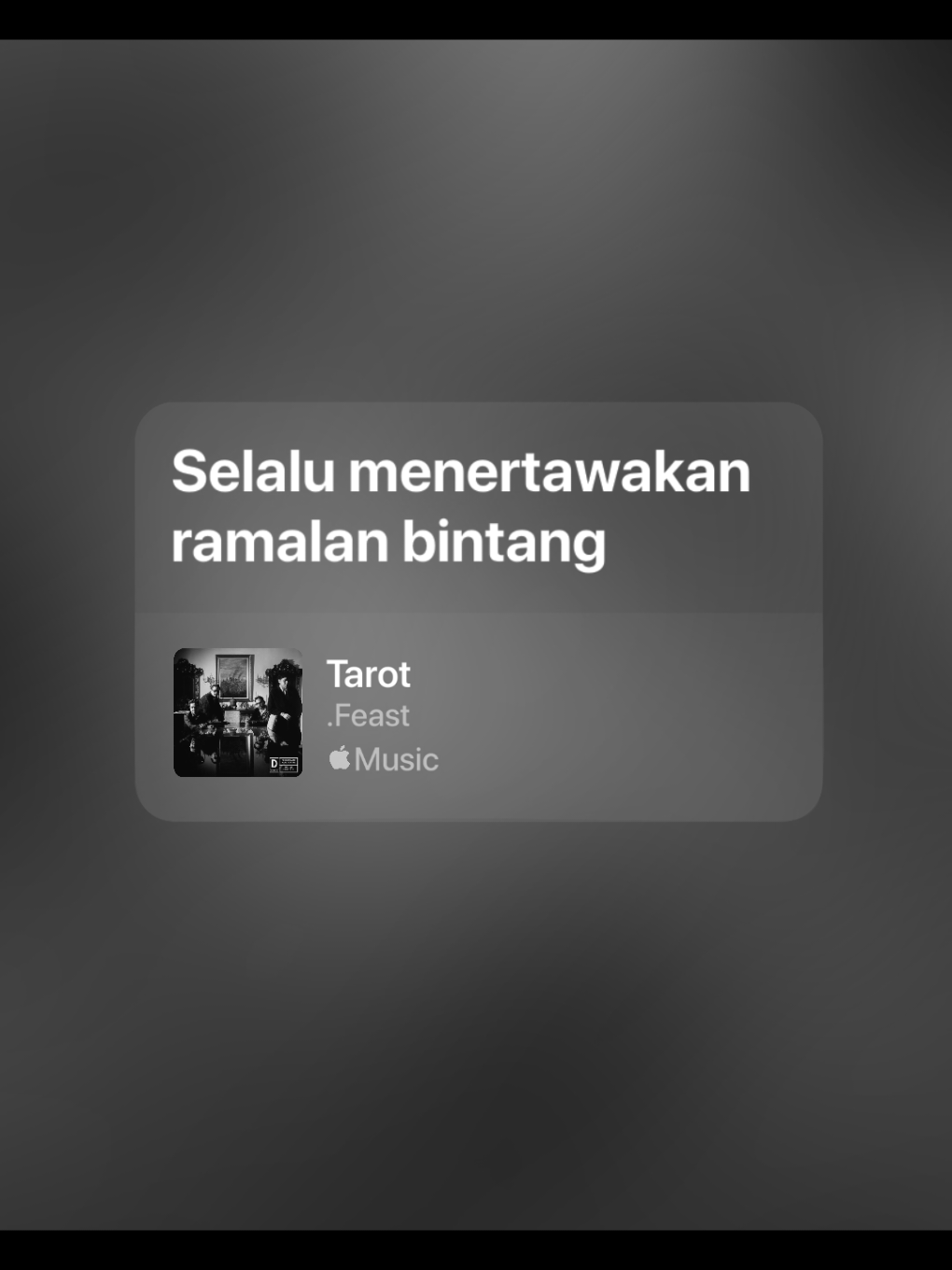 selalu menertawakan ramalan bintang #tarot #feast #lyrics #liriklagu #spotify #spotifylyrics #songlyrics #songviral #foryou #fyp 