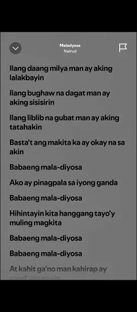 Maladyosa - Nairud  #lyrics #spotify #foryou #fyp #vibes 