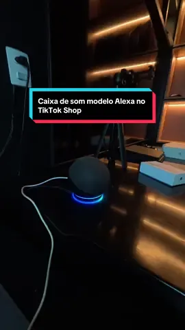 Caixa de som modelo Alexa! #tiktokshop #alexa #caixadesom 