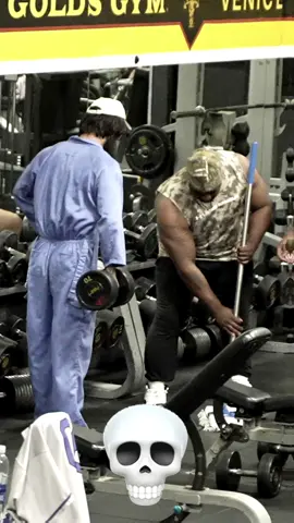 Much better with a Mop 🤭 #anatoly #gym #prank 