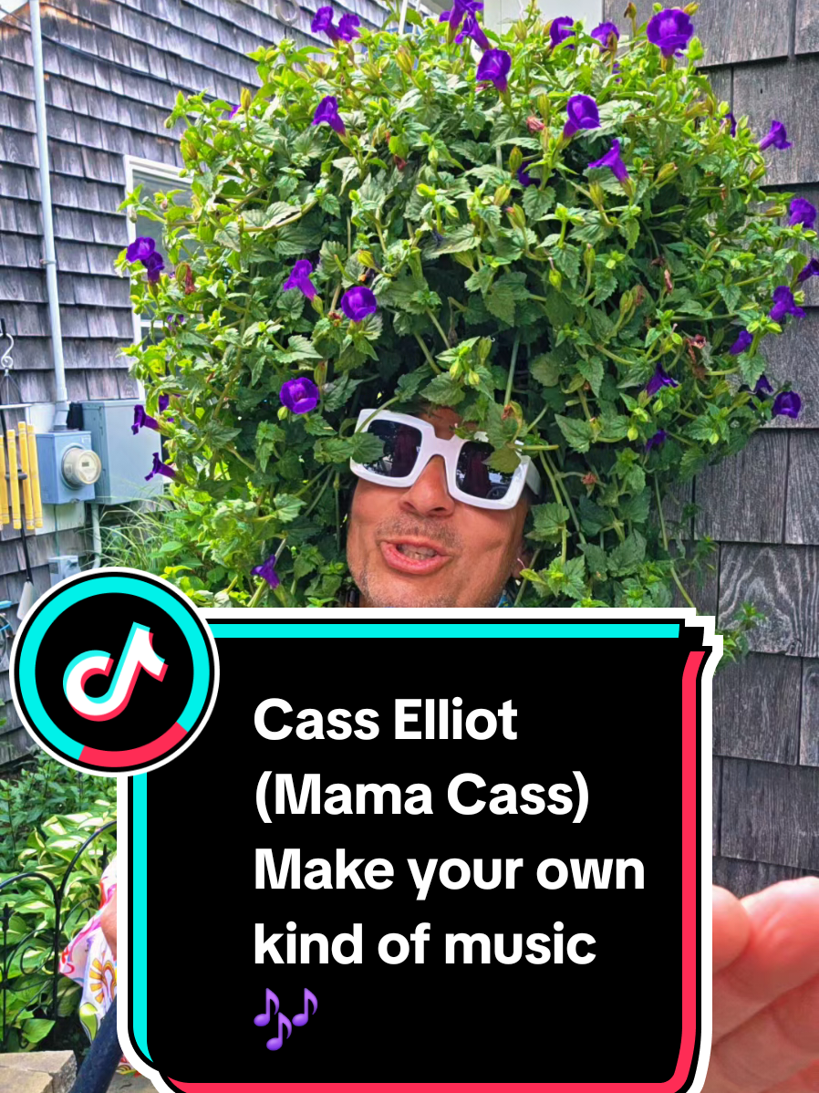 ALWAYS make your own kind of music. Even if nobody else sings along!! #lipsync #lipsyncing #bekind #beagoodhuman #beakindhuman #makeyourownkindofmusic #mamacass #hangingplants #hangingplantking #plantsoftiktok #plants #flowers #flowerpot #hangingflowers #casselliot #60s #60smusic 