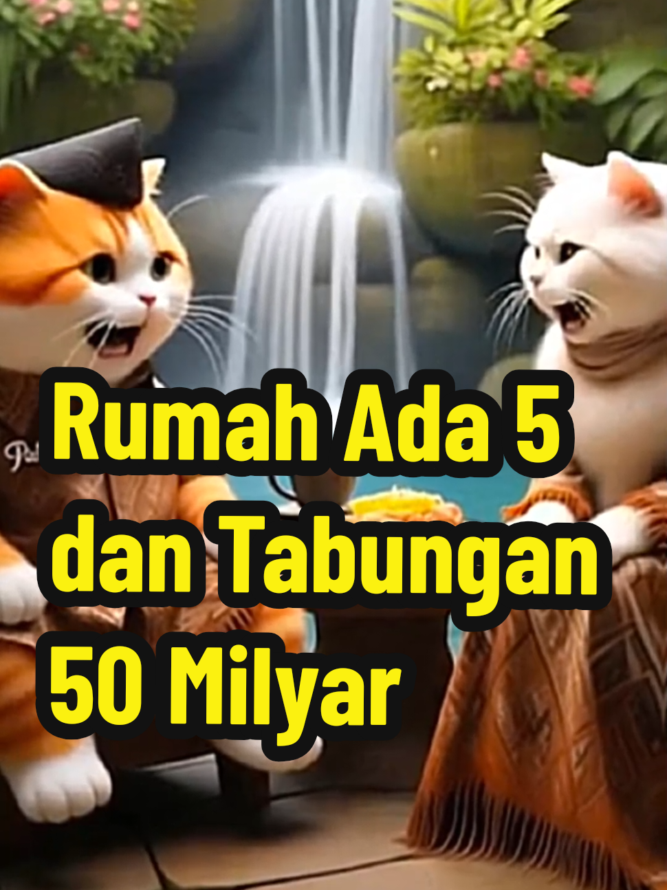 Sekedar Hiburan : Rumah 5 dan Tabungan 50 Milyar #lucu #lucu_ngakak #kucinglucu #kucinggemoy #hiburan #videolucu #kocak #trend 