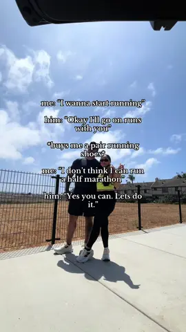 love him 🥹  #fyp #Running #husbandwife #husbandandwife #Running #runningmotivation #runner #couple #happiness #Running #slowrunner #militarywife 