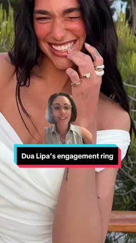 #dualipa #engagementring #jewelrydesigner #celebrity #celebritynews #engagementringinspo 
