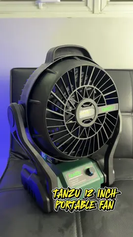 TANZU 12 INCHES PORTABLE FAN WITH LED LIGHT #fan #portablefan #ledlight #tanzu 