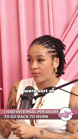 Have you listened to this weeks episode with @yinkabokinni ?  We dive into the internal pressure of going back to work after having a baby and much more!! Available to watch on YouTube and listen wherever you get your podcasts 🩷 #TheReceiptsPodcast #YinkaBokinni 