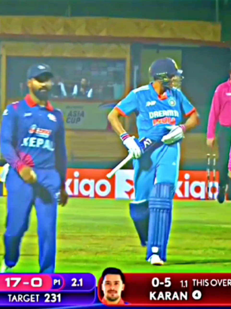 Moment hai Moment 🔥🔥#sandeeplamichhane  #nepalicricket #asiacup #fypシ #nepalvsindia #cricket #icc 