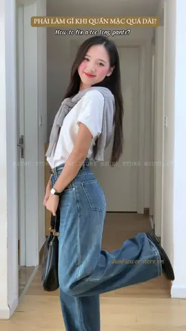 Làm gì khi quần quá dài? #viral #duhocsinhhanquoc 