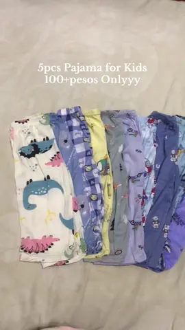 Pajama for Kidss super sulit🥰 5pcs for 129pesos only🦋. #pajamaforkids #sleepware #affiliatemarketing 