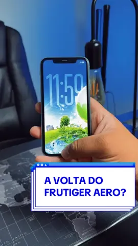 Frutiger Aero está de volta no iOS 26 #ios26 #iphone #apple 