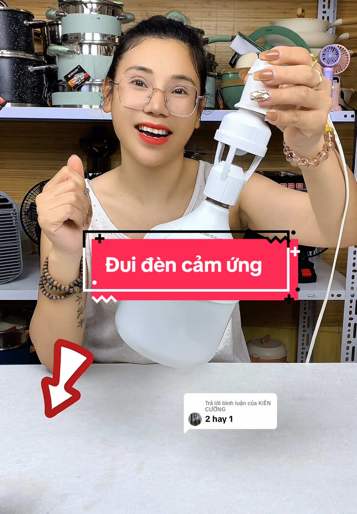 Trả lời @KIÊN CƯỜNG Đui đèn cảm ứng thông minh E27 tiết kiệm điện năng #dđuiencamung #giadungtienich #nhacuadoisong #xuhuong #tiktokshop #thanhmenhacua 