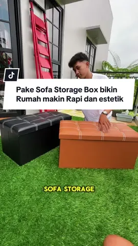 Pake Sofa Storage Box bikin Rumah makin Rapi dan estetik ✅#sofa #sofastoragebox 