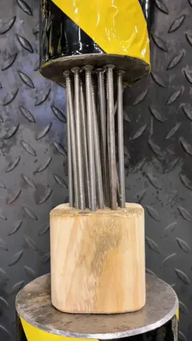 Nails & Wood & 500 Ton Hydraulic Press! What will be the result? Watch the full show! #asmrsounds #usa #newyorkcity #asmrvideo #fypシ゚viral #satisfyingvideo #usa🇺🇸 #🇺🇸 #enjoy #relax #ASMR #mechanical #hydraulicpress #california #trend #trending #hydraulic #satisfying #america #losangeles #israel #iran🇮🇷 #nails #wood 