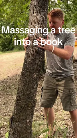 ASMR | Massaging a Tree into a Book #asmr 