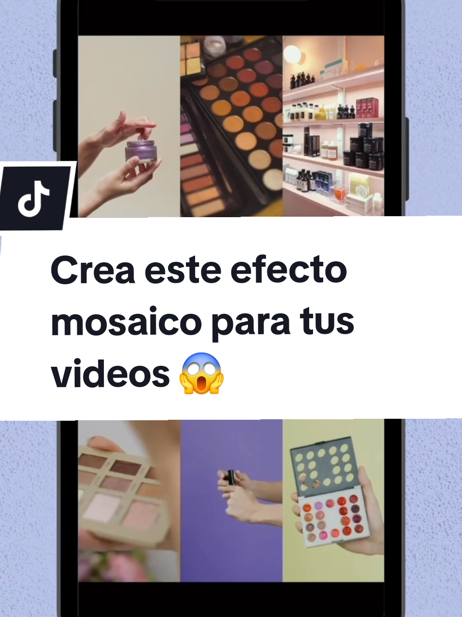 Crea este efecto mosaico para tus videos 😱  👉 Aplica este efecto y crea una historia creativa  1️⃣ Abre CapCut y clic en Nuevo Proyecto  2️⃣ Selecciona 9 fotos o videos de tu producto o servicio  3️⃣ Haz clic en Collage > Opción 4 del collage  4️⃣ En Relación, selecciona formato Reel  5️⃣ Para guardar tu video, clic en Exportar    ¡Y listo! No olvides seguirnos para más tips como este 🙌 #marketingdigitalparanegocios #negociosdigitales #capcut #crecereninstagram 