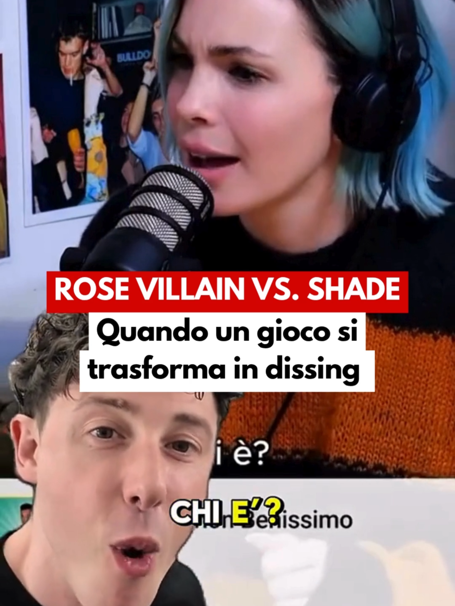 Rose Villain vs Shade È dissing tra icone diverse Basta una battuta, e scoppia la miccia. Durante il podcast Est Radio, Rose Villain liquida “Bene ma non benissimo” con un secco: “Ma chi è questo?” Shade non incassa. Risponde con un freestyle al vetriolo, rime affilate e sarcasmo tagliente: “Vostra musica? Minestra riscaldata. Io? Come la pizza del giorno dopo: fredda, ma buona”. Non solo Rose. Nel mirino c’è un’intera scena musicale considerata troppo patinata, troppo leggera, troppo marketing. Rose risponde? Solo con una battuta su X:  “Bulma? È una mia cosplayer.” I fan si dividono. C’è chi parla di reazione esagerata, chi applaude il ritorno al dissing vecchia scuola. In mezzo, una verità:  oggi la musica italiana si combatte anche a colpi di podcast, post e punchline. E ogni frase può diventare una miccia. #rosevillain #shade #dissing #estpodcast #beneManonBenissimo #rapitaliano #musicaItaliana #freestyle #poprap #scenamusicale #torino #torinorap #punchline #newschool #oldschool #scontro #virale #podcastitalia #shadefreestyle