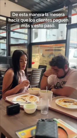 De esta manera la mesera hacía que los clientes paguen más y esto pasó. #mexico #usa 