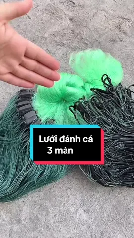 Lưới đánh bắt cá 3 màn#lướiđánhcá #danhbatca #luoica 