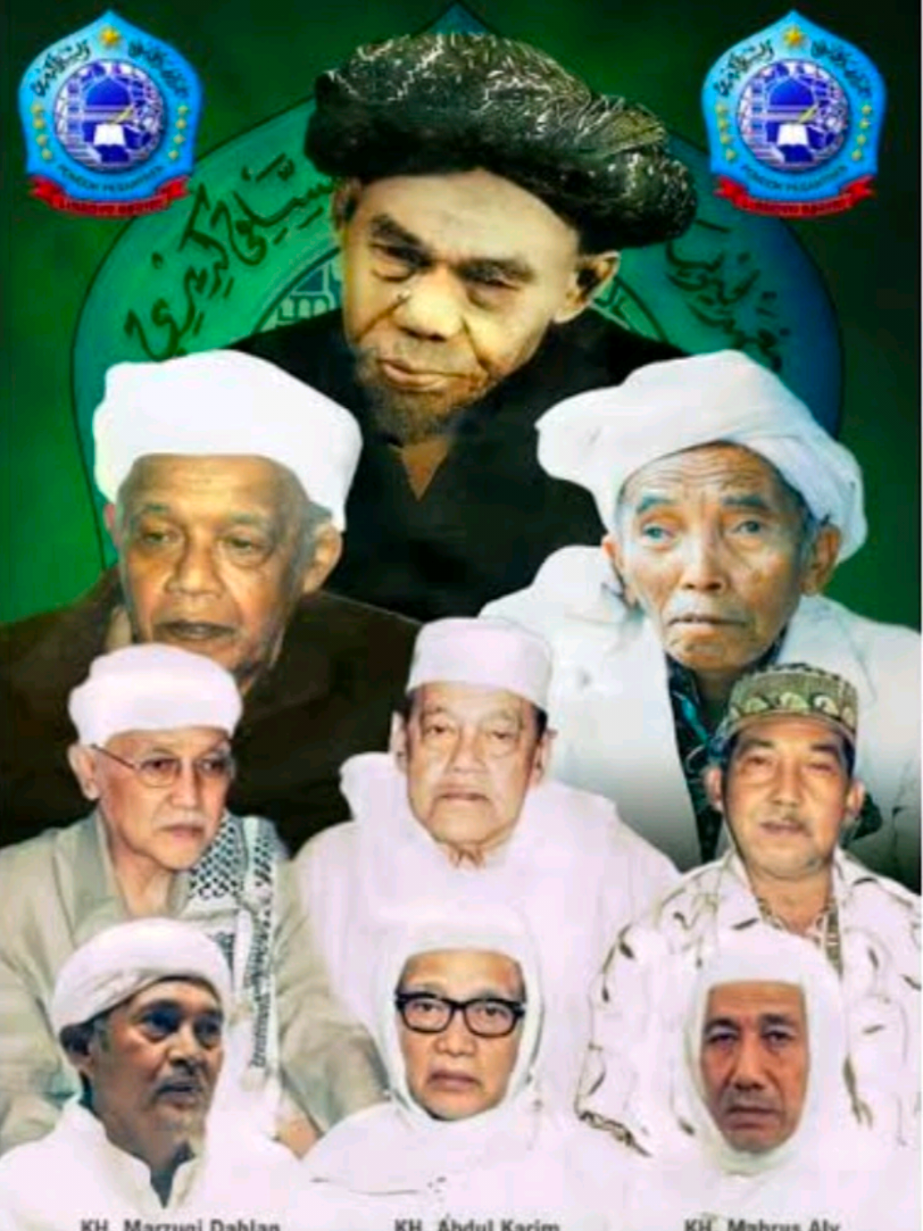 Para Masyaikh Pondok Pesantren Lirboyo.  Semoga dapat barokah para Masyaikh aminn🤲.  #lirboyo #abngaji #derekyai 