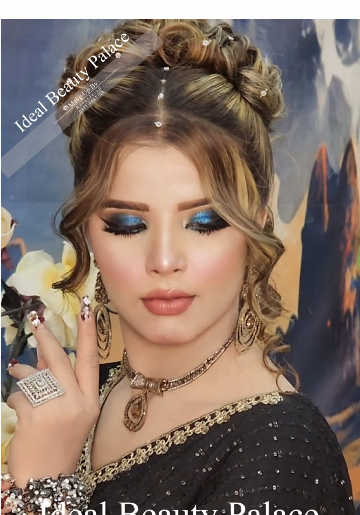 “A Touch of Glam, a whole new vibe ✨ Model look by Ideal ✨ #Modelmakeoverby #Ideal❤️ #glowymakeup  #barat #walima #viralvideo #partymakeup#beautifulbride #tiktok #pakistanibride #model #mehandi #comperison #glamlook #makeuptiktok #Happybride #bestsaloon #bridaltiktok #hairdyetransformation #haircutchallenge #classy #followme #fashion #happy #foryou #viralvideos #trending #fyp #makeuplover #makeupartist #makeuplook #bridalmakeup #follow #beautyblog #picoftheday #beautymakeup #beautiful #pakistan #goodluck #foryou #layscricketfan #viralvideo #fyp #music #trending #tutorial #CapCut 