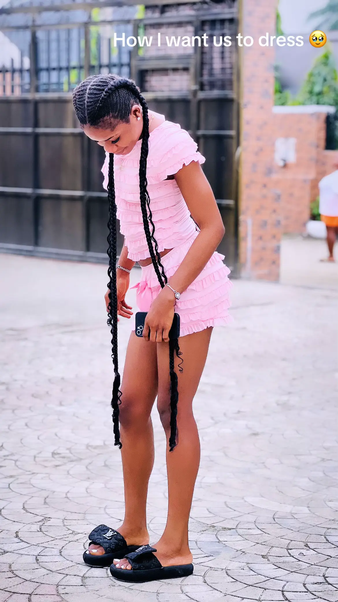 Don’t worry soo you will see us dress like that 😣😩💕🥹❤️😂