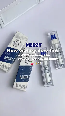 Mùa hè dành cho Merzy luôn ✨🍒 #merzyvn #sonmerzy #merzy #merzywaterydewtint #WD23 #WD21 #son #lipstick #swatches #sonthach #viral #xuhuong #jpyシ #xuhuongtiktok #viralvideo 