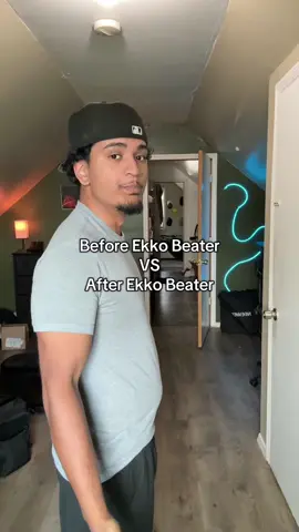 Before vs After Ekko Beater #ekkovision #ekkobeaters #moobs #selfconcious #bodydisphoria 