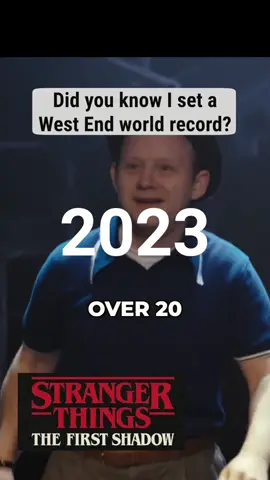 Did you know I set a world record in my West End debut over 20 years ago? #musicaltheatre #musicaltheatretiktok #ourhouse #madness #fyp #theatretok #westend 