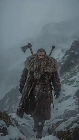 In the land of the north☄️☁️ we neva die.. #vikings #ragnar #heyho #warriors #thor #king #edits #ai #aivideo #fyp #men 