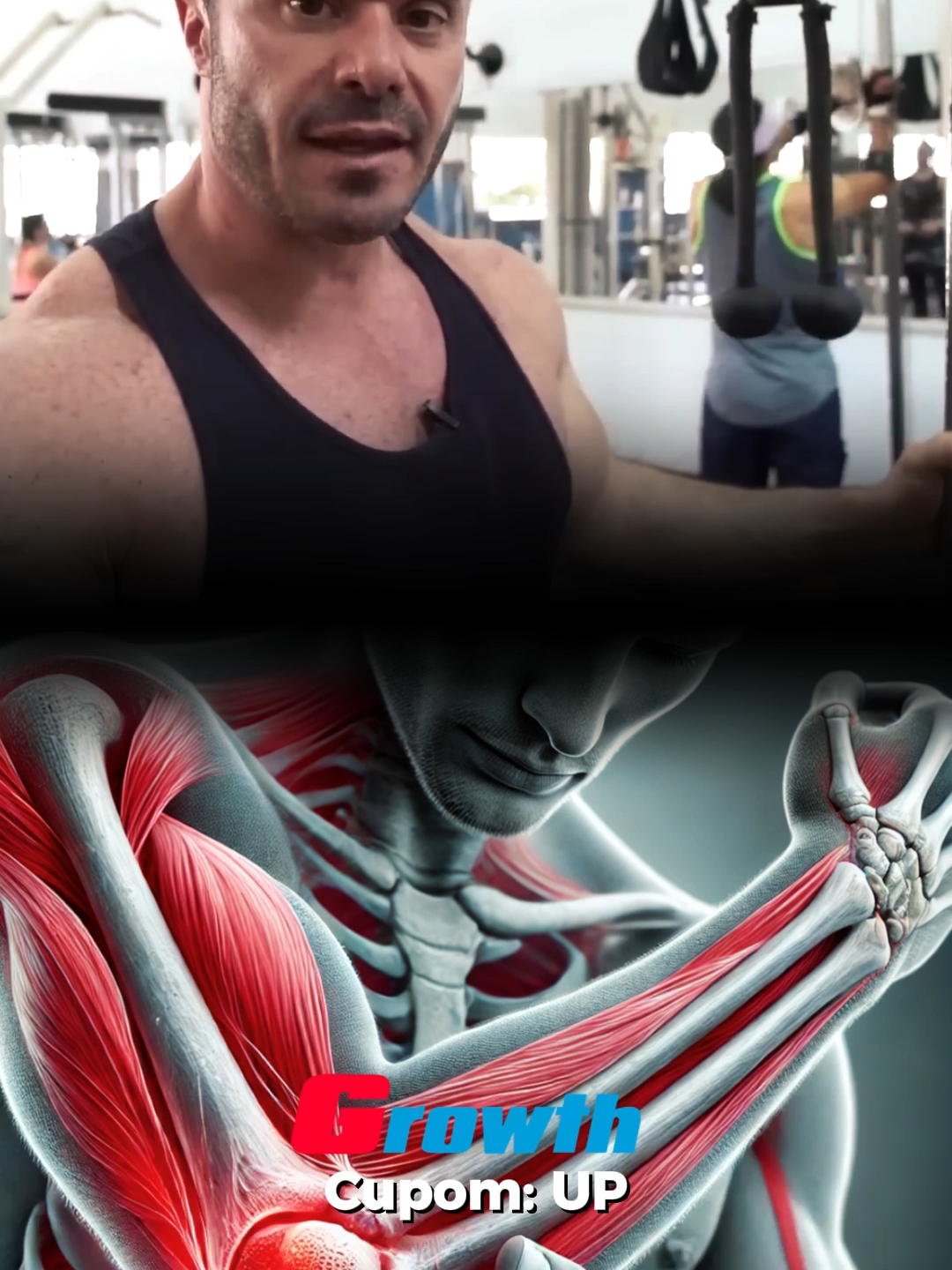 🏷️ Cupom “UP” na @growth.supplements  . . . #renatocariani #musculação #maromba
