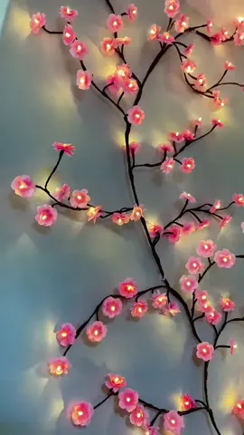 Cherry Blossom wall tree light  Length 7 feet  #nepal_bakas #walltree #walltreelight #wallpaper #homedecor #walllight 