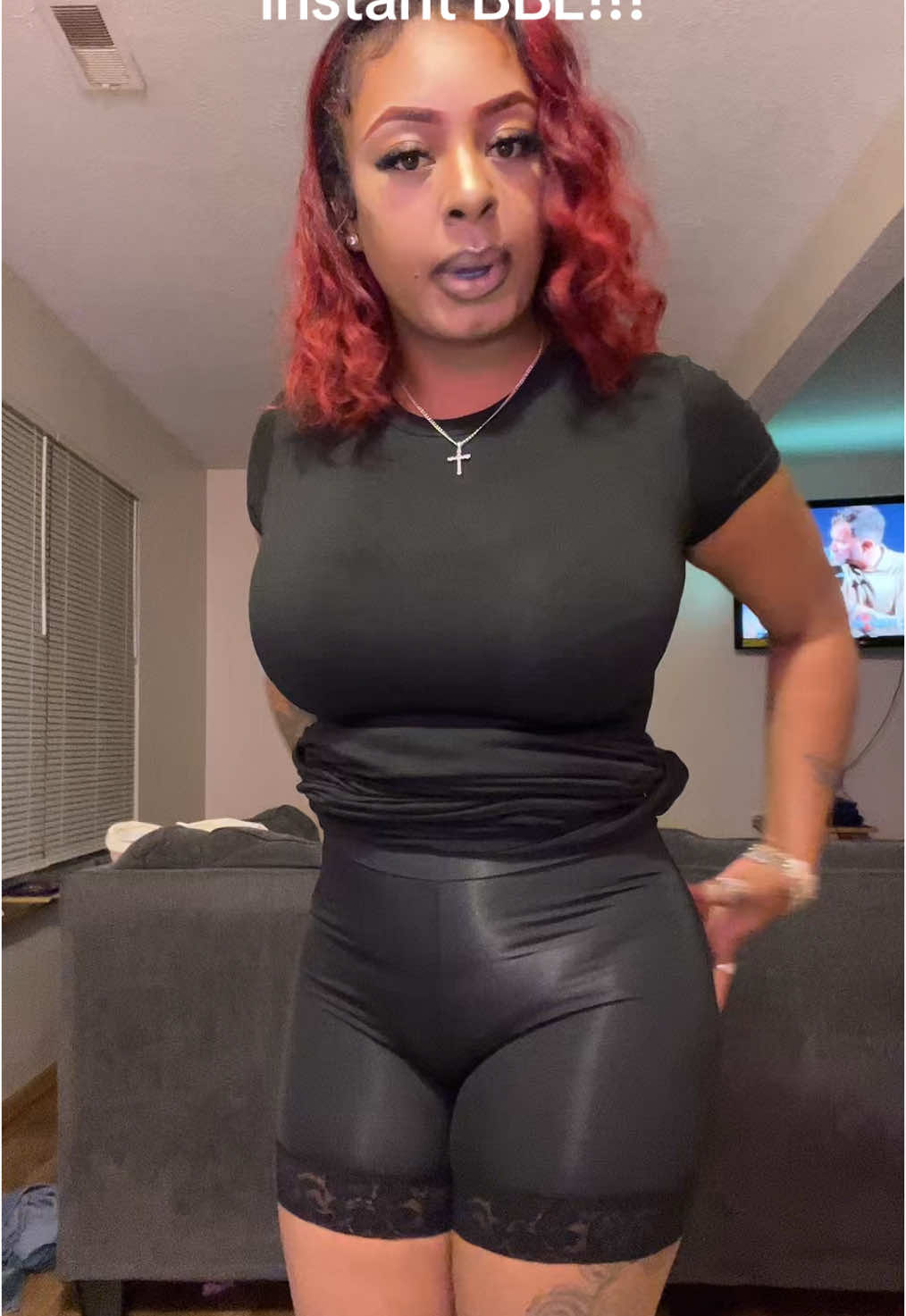 Y’all don’t have to go under the knife anymore!! Grab a pair of these and enhance all your outfits! 🤣🤣 Instant BBL!! Linked above ⬆️ #bblpanties #bbl #instantbbl #bblshorts #scrunchshorts #fyp #viral 