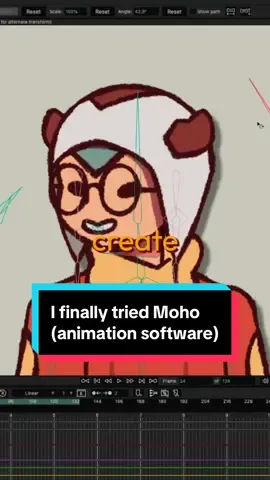 I finally tried the animation software, Moho! Learning this software has been a longtime goal for me so I’m glad I feel confident with the software at this point. @Moho Animation  Definitely excited for what’s to come knowing that this can be a tool under my toolbelt moving forward :) #moho #mohoanimation #madewithmoho #mohoanimated #animation #riggedanimation #animationsoftware #2danimation #traditionalanimation 
