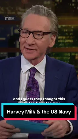 “I guess they thought this made the Navy too gay. How could you make the Navy too gay?” @BillMaher 