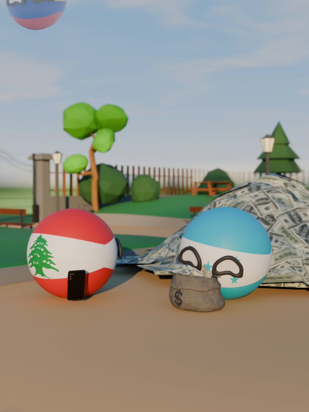 Que buena inversion🤑(Creditos a @deepvoid_) #countryballs #countryball #countryballs3d #countryballsmeme #humor #3d