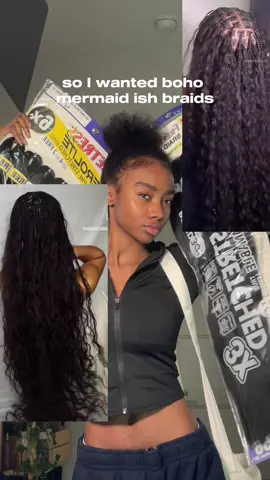 A little hair vlog: boho braids edition #bohobraids #hairvlog #braidstyles 