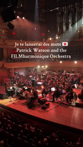 Playing Je te laisserai des mots with @Patrick Watson at Montreal’s Maison symphonique… One of our favourite stage memories! 💌 #fyp #filmharmonique #orchestra #patrickwatson #jetelaisseraidesmots #symphony #montreal #orchestratok #musiciansoftiktok 